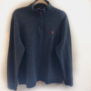 Polo Ralph Lauren Quarter Zip Blue Size Large